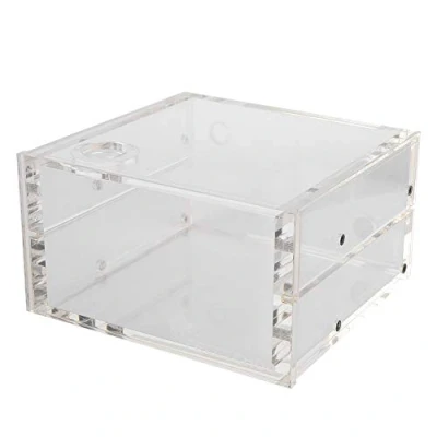 Abbildung von Tosuny 1.25L PC Wassertank, Wasserkühlungstank, Acryl Wasser Tank Kühler, Alle transparenten Wasserkühlung Computer Kühlgehäuse, Kühlsystem