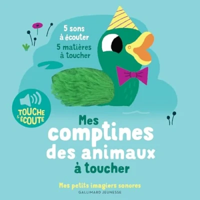Abbildung von Mes comptines des animaux à toucher: 5 sons écouter, matières toucher