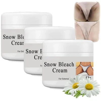 Abbildung von Snow Bleach Cream for Underarm Whitening, Intime Bereiche Achseln, Hals, Achselhöhle, Knie, Ellenbogen, Creme zur Aufhellung Dunkler Haut, Entfernung Flecken (3 Stöcke)