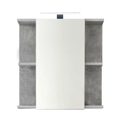 Abbildung von trendteam Spiegelschrank, (2 St.), Spiegell, B/H/T: ca. 60 / 62 20 cm, grau, mit LED Beleuchtung