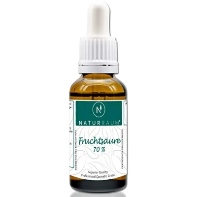 Abbildung von AHA Glycolsäure Peeling I Fruchtsäurepeeling 5 70% pH 0,1 30ml Professionelles chemisches Gesichtspeeling bei Hautunreinheiten Falten Akne Alpha Hydroxy Acid