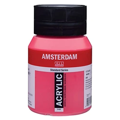 Abbildung von Amsterdam Standard Series Acrylfarbe Flasche 500 ml Permanentrot Purpur 348 (17723482)