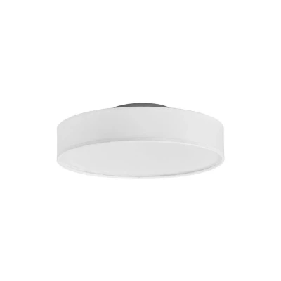 Abbildung von Lindby LED Deckenlampe Saira, Textil, 30 cm, weiß, rund