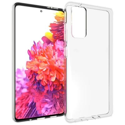 Abbildung von Samsung Galaxy S20 FE Hülle Silikon Accezz Soft Case/Backcover Handyhülle Transparent