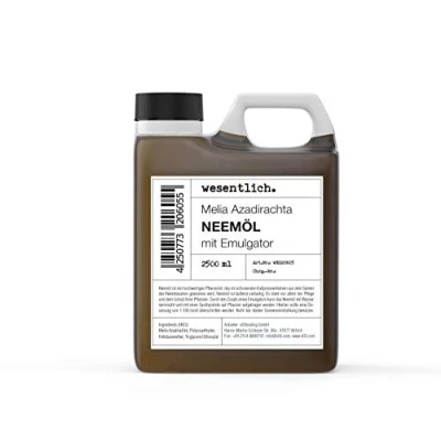 Abbildung von wesentlich. Neemöl mit Emulgator 2500ml fertig gemischt für sofortige Anwendung
