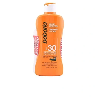 Abbildung von BABARIA pack leche protectora solar spf 30 + bálsamo after sun calmante 100 ml