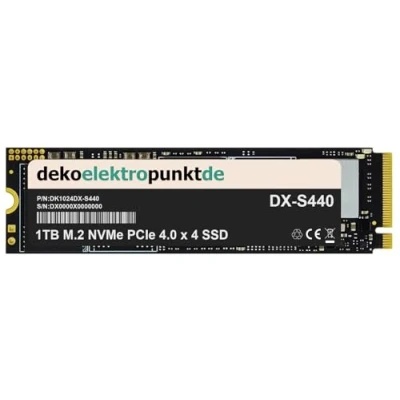 Abbildung von dekoelektropunktde 1TB M.2 NVMe SSD Festplatte passend für Fujitsu Lifebook T938, Alternatives Ersatzteil 2280 PCIe 4.0 x 4