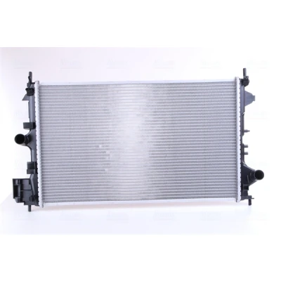 Abbildung von NISSENS 63123 Kühler, Motorkühlung Aluminium 650 381 16 Kühlrippen gelötet OPEL: Signum CC, Vectra C Caravan, VAUXHALL: Mk2 CC