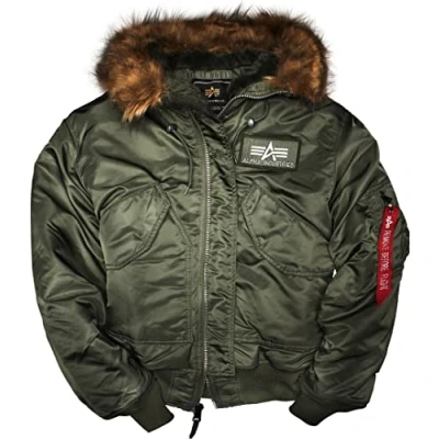 Abbildung von Alpha Industries Winterjacke sagegreen, Herren, Größe: XXL, Sage green