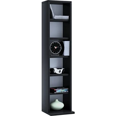 Abbildung von VCM Standregal Holz CD DVD Stand Aufbewahrung Deko Regal Elementa, 1 tlg.