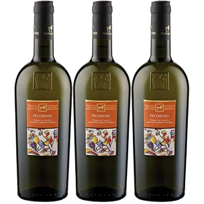 Abbildung von Tenuta Ulisse Pecorino Terre di Chieti Weißwein Wein Trocken IGP Italien Inkl. FeinWert E Book (3 x 0,75l)