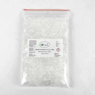 Abbildung von Sala Menthol kristallin Mentholkristalle Ph. Eur. (100 g Beutel)