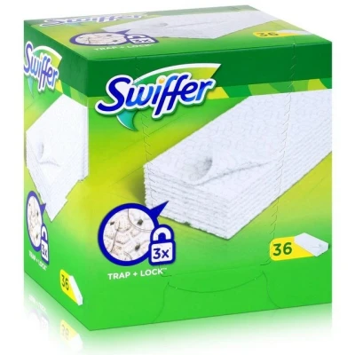 Abbildung von Swiffer Sweeper Dry Floor Pads Refills Traps &amp; Locks Dust 40 St.
