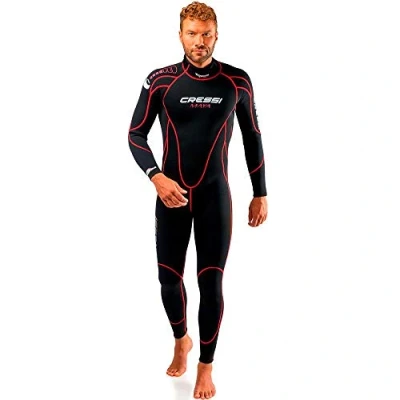 Abbildung von Cressi Men&#039;s Maya Man Monopiece Wetsuit 2.5mm Einteiliger Neoprenanzug Herren für alle Wassersportarten