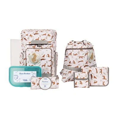 Abbildung von SCHOOL MOOD Schulranzen &quot;Rebel Air+, Nordic Collection, Leopard&quot;, retroreflektierende Flächen, aus recyceltem Material