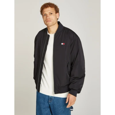 Abbildung von Tommy Jeans Entry Bomberjacke, Herren, Größe: 52, Black
