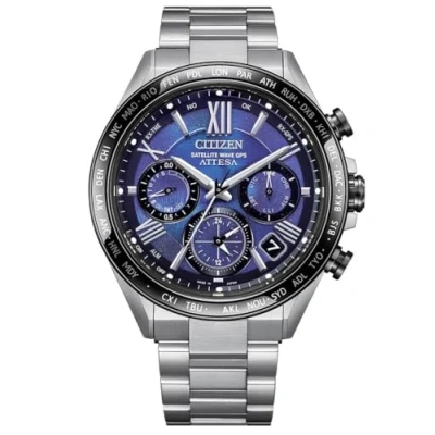Abbildung von Citizen CC4075 50L Eco Drive Solar Herrenuhr Titan Attesa Satellite Blau