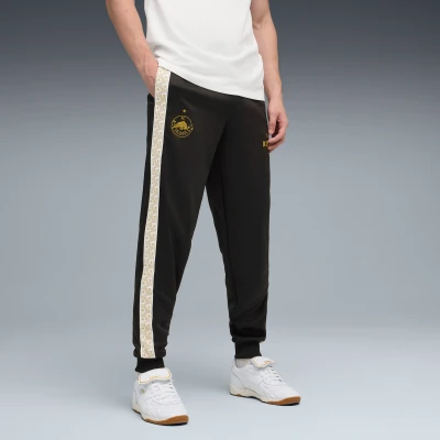 Abbildung von PUMA FC Rot Bull Salzburg KING Anthem Hose Herren, Kleidung, Schwarz/Matte Gold, 3XL