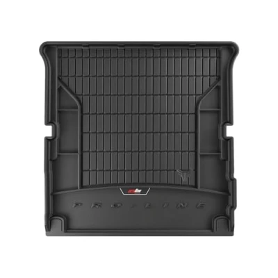 Abbildung von FROGUM ProLine 3D Gummimatte Exklusive Auto Kofferraummatte Kofferraumwanne mit Logo für BMW X7 G07 ab 2018 Bequemer Organiser Die höchsten Kanten Elegantes Design