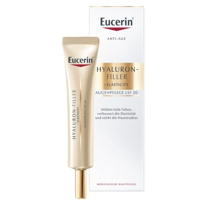 Abbildung von Eucerin Hyaluronfiller + Elasticity ANTI AGE Augenpflege LSF 20 Augenpflege, Größe: 15 ml, Transparent