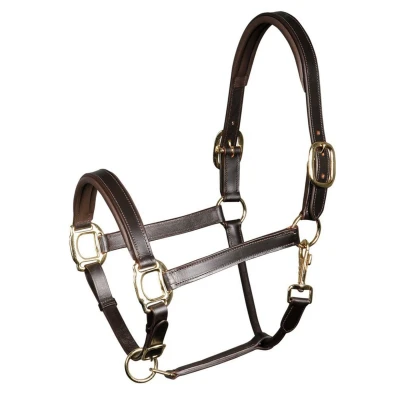 Abbildung von Harry&#039;s Horse Halfter Leder, gepolstert Full Braun