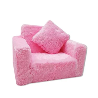 Abbildung von Odolplusz Kindersessel mit Liegefunktion Mini Sessel für Kinderzimmer Kinderstuhl Relaxsessel Kuschelsessel (Rosa), Ergonomisch, Entspannen