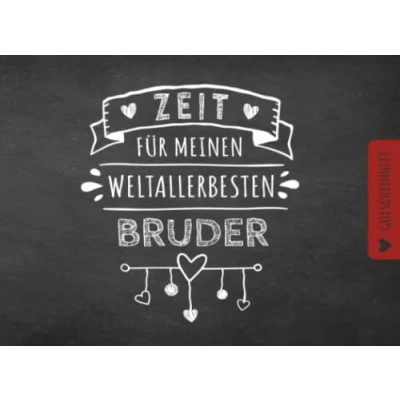 Abbildung von Gutscheinheft Bruder: Personalisiertes Gutscheinbuch Bruder 50 Gutscheinen zum einlösen: 25 vorgefertigt + selber Ausfüllen und Ausschneiden, ... Geburtstag, Weihnachten für