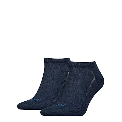 Abbildung von Levi&#039;s Unisex Sneaker Socks, Navy, 35/38