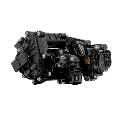 Abbildung von INA 538 0810 10 Kühlwasserthermostat ohne Wasserpumpe mit Thermomanagementmodul Gehäuse MINI: Schrägheck, Cabrio, BMW: 2 Active Tourer kfzteile,