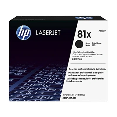 Abbildung von HP 81X schwarz toner 25.000 seiten CF281X original