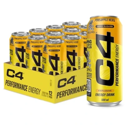 Abbildung von Energiegetränke Packung C4 Energy Drink (12x500ml) Pineapple Head
