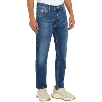 Abbildung von Tommy Jeans DAD Regular Tapered Fit, Herren, Größe: 28x32, Denim dark