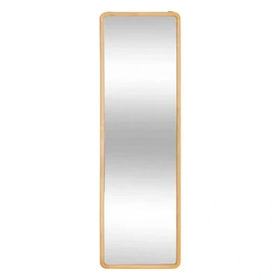 Abbildung von Atmosphera Rechteckiger Spiegel Kim Holz 116x35cm