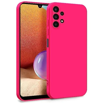 Abbildung von MyGadget Hülle für Samsung Galaxy A32 5G Zweilagige Handyhülle mit Kameraschutz Cover Innenfutter &amp; Silikon außen Pink