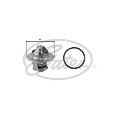 Abbildung von GATES TH39374G1 Kühlwasserthermostat 74 mit Dichtungen ohne Gehäuse FORD: Focus 2 Schrägheck, Kombi, C Max