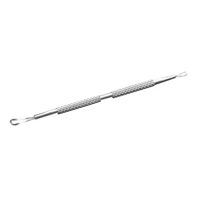 Abbildung von Bluelans® Professional Mitesser Whiteheads Komedonen Quetscher doppelt Entferner Akne Pickel Spot Extractor Facial Werkzeug Flach und Rund Enden Edelstahl