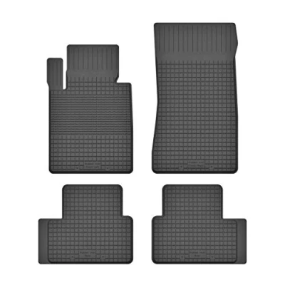 Abbildung von Gummimatten Fußmatten 1.5 cm Rand kompatibel mit BMW 3er E90 E91 E92 E93 (2004 2013) ideal angepasst 4 Teile EIN Set