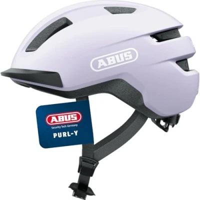 Abbildung von ABUS Fahrradhelm Purl Y geeignet für E Bike und S Pedelec stylisher NTA Schutzhelm Erwachsene Jugendliche Lavendel (Light Lavender), Größe