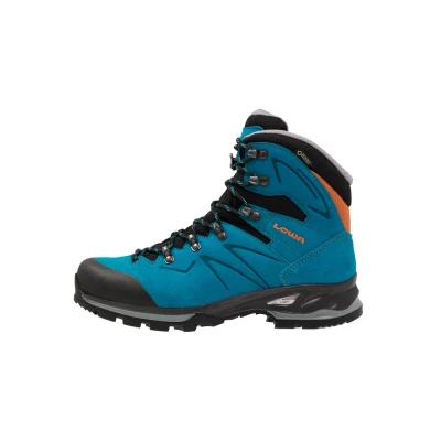 Abbildung von Lowa Badia GTX Hikingschuh, Damen, Größe: 39.5, Türkis/mandarine Schuhe