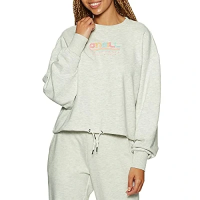 Abbildung von O&#039;NEILL Damen All Year Crew Sweatshirt, 8101 Weiß (White Melee), S M