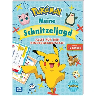 Abbildung von Pokémon Activity Buch: Meine Schnitzeljagd: Alles für den Kindergeburtstag! Beschäftigungsbuch bis zu 12 Kinder