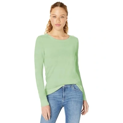Abbildung von Amazon Essentials Damen Leichter, Langärmeliger Pullover Mit Rundhalsausschnitt (Erhältlich in Übergröße), Kräftiges Minzgrün, XL