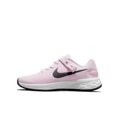 Abbildung von NIKE Performance Revolution 6 Flyease (GS Laufschuh Neutral für Kinder, Größe: 36.5, Pink foam black Schuhe
