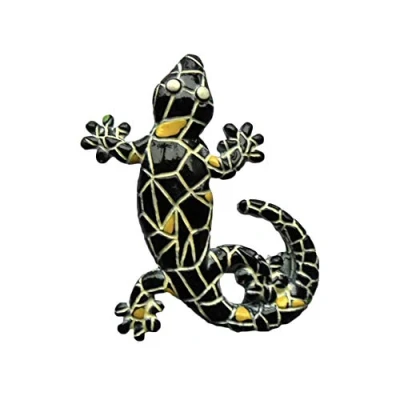Abbildung von 3D Mosaik Eidechse Barcelona Spanien Kühlschrank Kühlschrankmagnet Tourist Souvenirs Handmade Harz Handwerk Magnetische Aufkleber Home Küche Dekoration Reise Geschenk