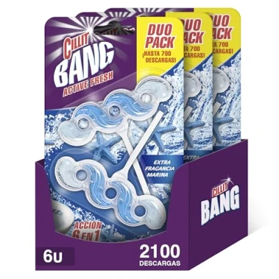 Abbildung von Cillit WC Power &amp; Fresh 3 Packungen von 98 GR Total: 294 marineblau