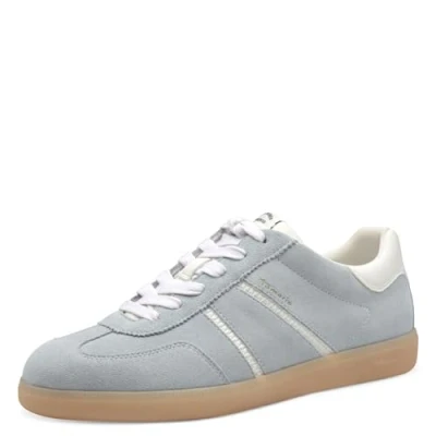 Abbildung von Tamaris Damen Klassische Ballerinas, Frauen Flats,Comfort Lining,TOUCHit Fußbett,Slip ons,klassisch elegant,Ballerinen,Light Blue,39 EU