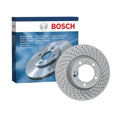 Abbildung von BOSCH 0 986 479 582 Bremsscheibe 330 28 5 130 gelocht, Belüftet beschichtet legiert/hochgekohlt PORSCHE: 911 Coupe, Panamera, Cabrio