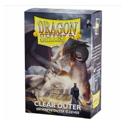 Abbildung von Dragon Shield Sammelkarte Standard Size Matte Outer Sleeves Clear (100)