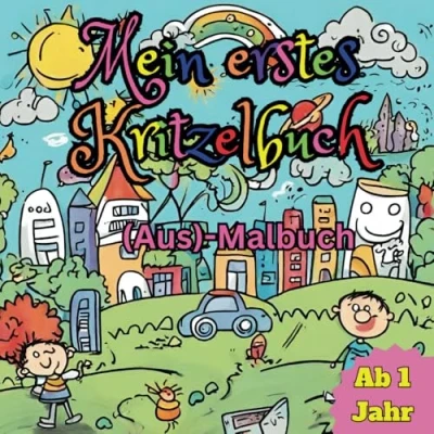 Abbildung von Mein erstes Kritzelbuch XL: Das (Aus )Malbuch für die ganz Kleinen mit einfachen Motiven zum Kritzeln und Ausmalen