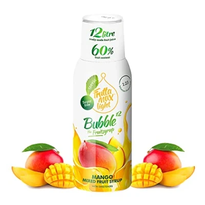 Abbildung von Light Mango 500ml Fitness Sirup von FruttaMax Getränkesirup Zuckerfrei mit Stevia 60% Fruchtanteil